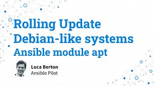 Rolling Update Debian-like systems - Ansible module apt