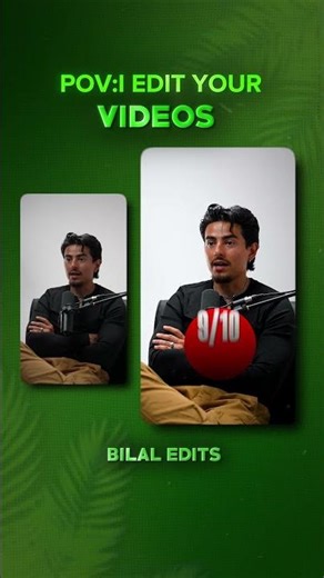 This is why creators invest in editing | Before & After | Bilal Edits | #bilaledits #videoediting