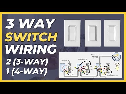 3 Way Switch 3 Location Wiring Explained. 3 Way, 4 Way