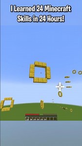 I Learned 24 Minecraft Skills in 24 Hours!