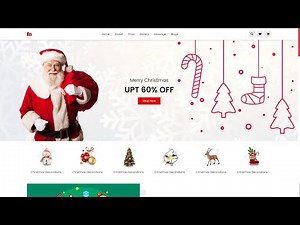 Site responsivo de Natal HTML e CSS passo a passo
