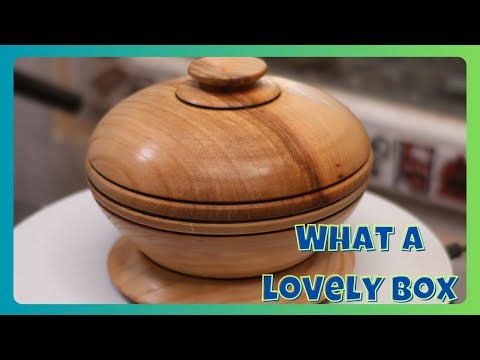 Woodturning | the round Box
