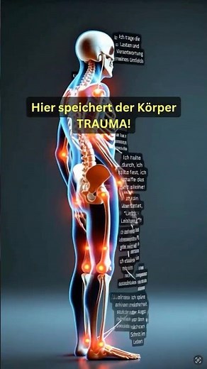 Speicherort für Trauma im Körper #trauma