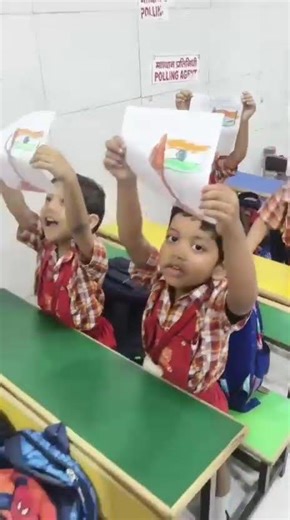 Republic Day Flag Making Activity | Pre-Primary Students Creativity
