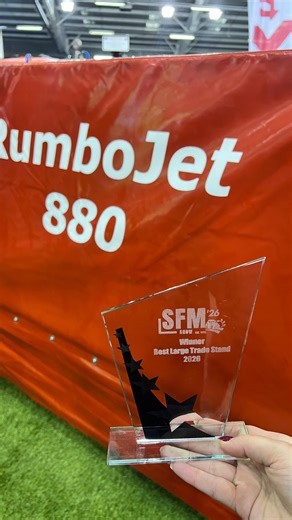 We caught up with Stephen from CW Agri who was the winner of the best large trade stand at the Millstreet SFM Show last week! On display they had the #rumbojet880 which can also be seen at this weeks Balmoral SFM Show in the Eikon Exhibition Centre 😮‍💨⚡️ #sfmshow #springfarmmachineryshow2026 #springfarmachineryshows #machineryshowcase | Spring Farm Machinery Show