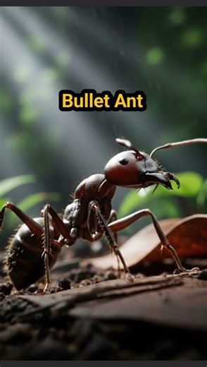 #naturelovers Bullet Ant 🐜 #naturelovers #viral 😱😱😱