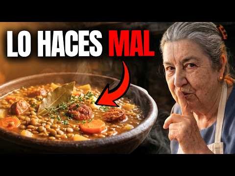 Todo el Mundo Cocina las LENTEJAS Mal: 7 Trucos Para que SIEMPRE Salgan Perfectas