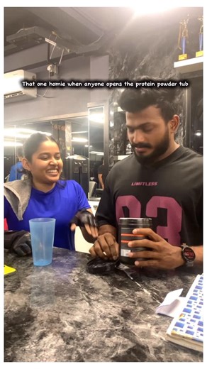 Femin Binth Basheer on Instagram: "Bro lemme get one scoop #funny #reels #gym #fit #gymbro"