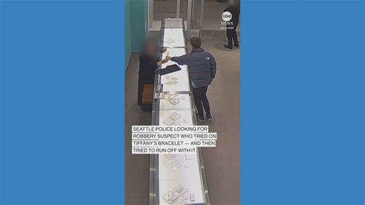 Robbery suspect tried on Tiffany’s bracelet, then tried to run off with it