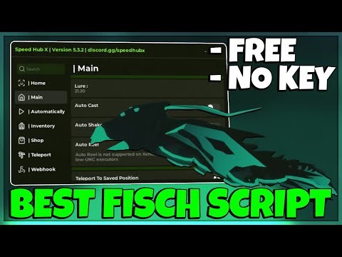 The BEST Fisch Script *NO KEY* 100x Luck, Fast XP, Auto Fish, + MORE!