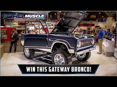 Enter To Win This Dream Gateway Bronco Give-A-Way For A Good Cause