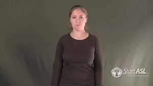 girl in ASL