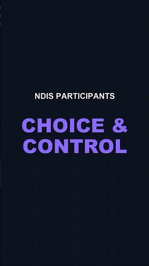 Choice and control: it's your plan, and your call (NDIS Act)
