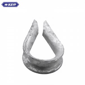 [Hot Item] Galvanized Steel Thimble for Heavy Duty Th Thimble Terminal Wire Rope Clamp