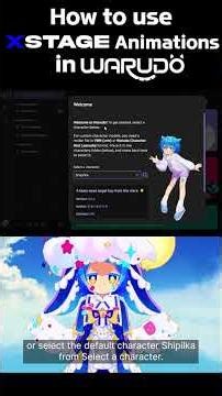 1 Minute to Animate: Using XSTAGE in Warudo