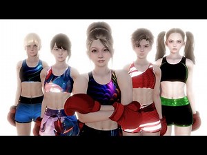 [MMD Fight] Boxing Girl: Time.