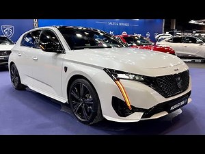 New PEUGEOT 308 GT Line 2022 - FIRST LOOK & visual REVIEW exterior & interior (white color)