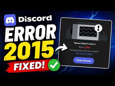 How to fix Discord error 2015