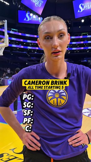 1M views · 338 reactions | Cameron Brink Reveals Her NBA All Time Starting 5  #wnba #nba #athlete #interview #sports | IceSports | Facebook