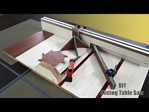 How I Built a Sliding Table Saw // A versatile sliding table saw for the handyman.