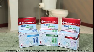 Fluidmaster Flush 'n Sparkle Automatic Toilet Cleaning System Bleach Refills (2-Pack) 8302P8