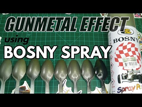 Beginners Guide to Gunmetal Grey - Using Bosny Spray Paints