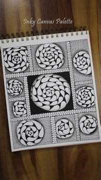 Spiral to Flower 🗓️ Day 95 | Inky Canvas Palette