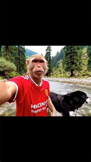 Monkey 🐒 Blog 📸 day 1 | AS BLOG | #aivideo #monkeyblogger #ASBLOG