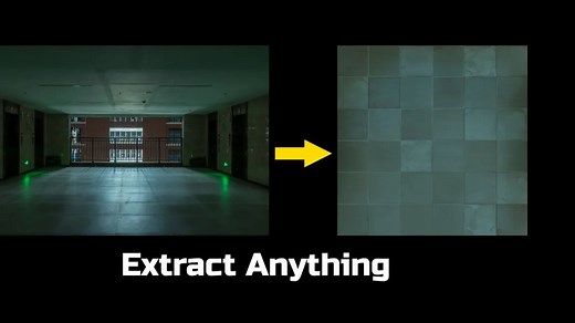 使用AI工具从任意照片中提取纹理贴图