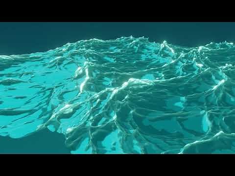 blender anime ocean waves animation