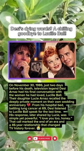 THE LAST WORD: Desi Arnaz’s SHOCKING Final Phone Call to Lucille Ball Exposed!