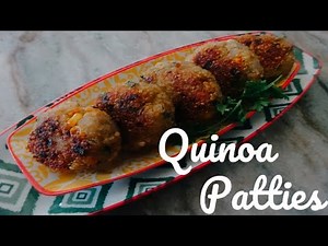 Crispy Quinoa Patties | Easy & Quick Snack | Healthy Patties | Vegan & Gluten free | Amples Kitchen