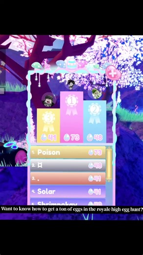How to Collect Many Eggs in Royale High Egg Hunt