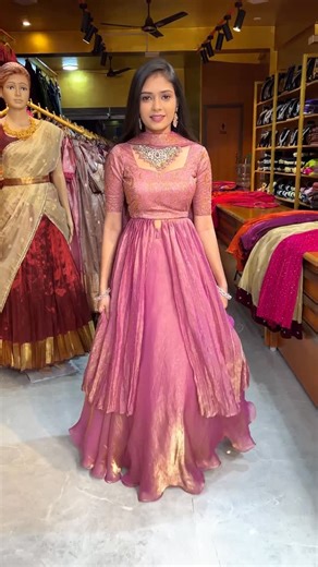Shanmuga Priyanka ✨ on Instagram: "One outfit in 4 different styles 💫 Shop @www.trendytraditionaloutfits.com Store address/location is in our BIO Search code CHRISTMAS Style 1 - party wear Style 2 - crop top and skirt Style 3 - lehenga Style 4 - Anarkali Crop top - Rosegold embroidery crop top Skirt- Rosegold fendy silk skirt Pleated short skirt - Rosegold diamond butti fendy silk Dupatta - Rosegold diamond butti fendy silk Model was wearing XS size with blouse pads and with cancan Cancan is of