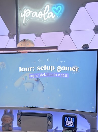 Tour pelo meu Setup Gamer atualizado 🩵 Setup Azul Trident X Gamers Acid Berry é o upgrade perfeito pra todos gamers! @trident_brasil 🫐 #publi #setupgamer #pcgamer #setuptour