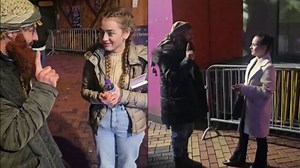 Islamist Preachers Convert Young White Women at Christmas Markets – Insane Renunciation of Jesus Caught on Tape! - Conservative US