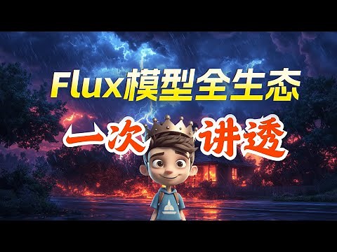 FLUX 全生态讲解 文生图、高清放大、图生图、局部重绘、Lora与Controlnet工作流搭建，玩FLUX看这篇就够了！