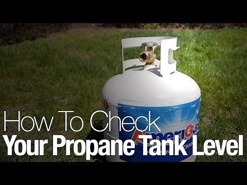 Check how full your propane tank is with this simple trick