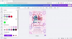 Stitch and Angel Birthday Invitation: Editable Cartoon Party Template (digital Download) - Etsy