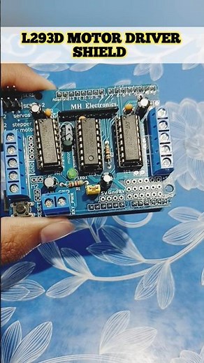 🤖 L293D Motor Driver Shield Explained in Detail | Motor & Sensor Connection with Arduino Uno