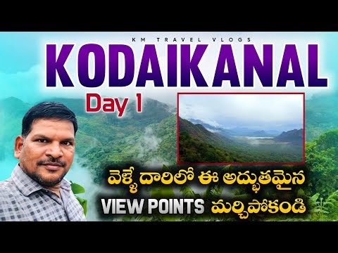 Kodaikanal Road Trip Adventure | Beautiful Hill Station Drive | KM Travel Vlogs | Day 1