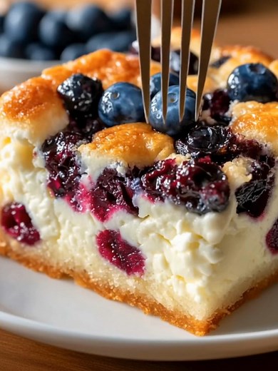 Blueberry Cottage Cheese Breakfast Bake A protein-packed, lightly sweetened breakfast casserole with juicy blueberries and creamy cottage cheese. Yield: 9 servings Bake Temp: 350°F (175°C) Bake Time: 35–40 minutes Key Ingredients First: Cottage cheese (2 cups) ................................. Full Recipe in First Cօʍʍеոτ 👇 | Pure Pan Kitchen