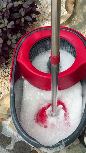Satisfying ASMR Cleaning with Mop Head Techniques