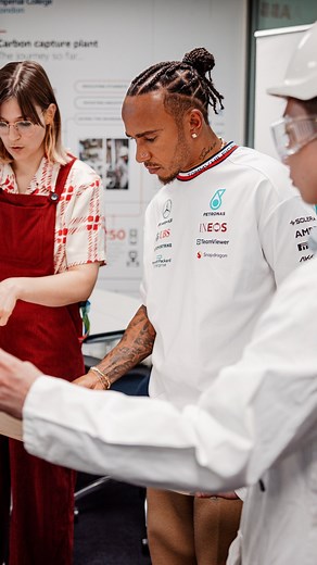 36K views · 181 reactions | The quickest fix @lewishamilton has ever seen?  He watched @petronas funded students tackle some of the issues that can occur at the Carbon Capture Pilot Plant at @imperialcollege  #OutRaceYourself #PETRONASMotorsports #PETRONAS #MercedesAMGF1 | PETRONAS MOTORSPORTS | Facebook