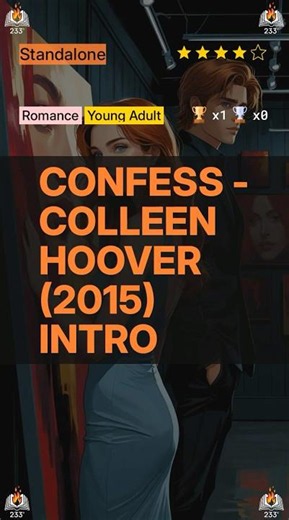 Confess - Colleen Hoover (2015) Intro - 4.08 ⭐️