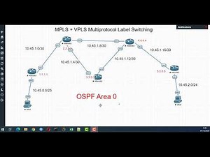 VPLS (Virtual private LAN service) + MPLS (Multiprotocol label switching)