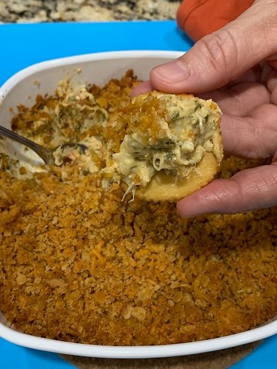 9.1K views · 350 reactions | Simple budget-friendly crab dip Grab crackers, veggies or bread to enjoy with this tasty crab dip. #appetizers #crab #seafood #yum | Scott & Karen | Facebook