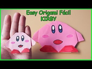 ⫸ EASY Origami KIRBY✅