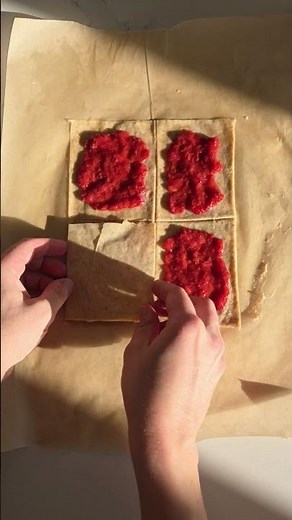 Healthy Breakfast Pop Tarts 🍓 #breakfast #healthysnack