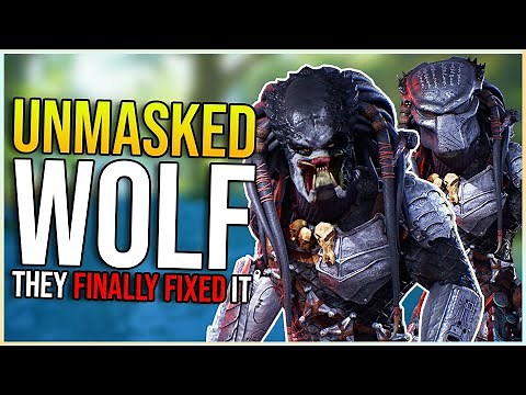 NEW UNMASKED WOLF PREDATOR Gameplay 2022 "they FINALLY FIXED it!" | Predator Hunting Grounds Series